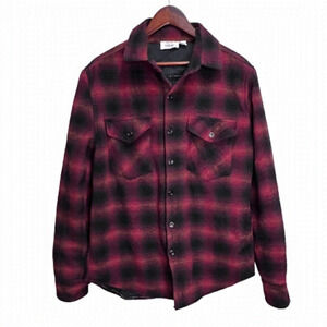 Never Lose Hedge Wool Plaid Shacket Size Medium